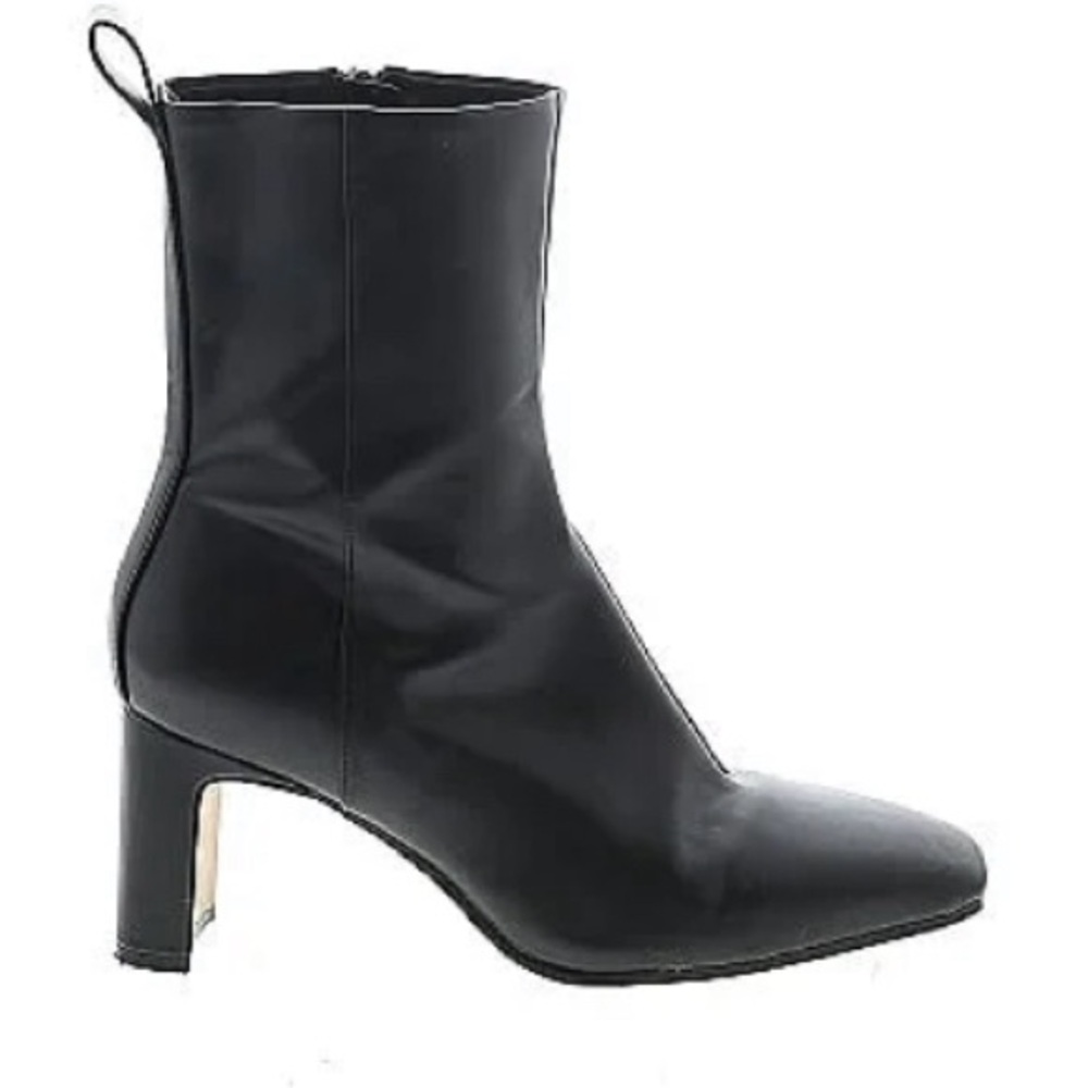 Trendy + classic black booties